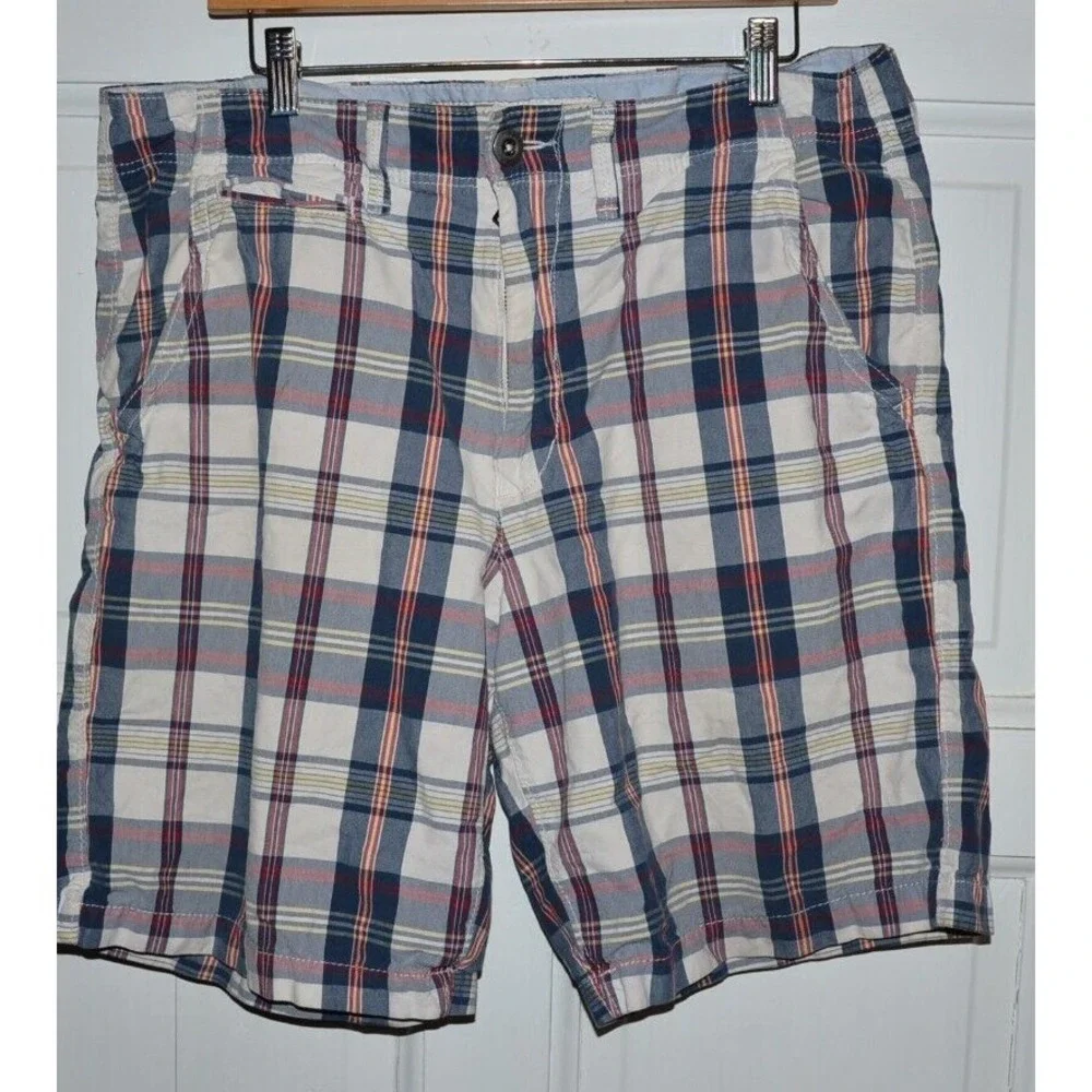 American Eagle Outfitters Shorts Men 34 Classic Plaid Preppy beachy country club